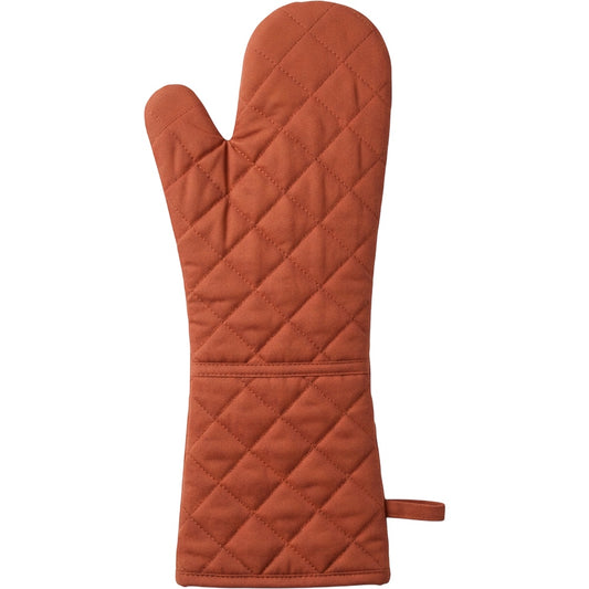 Kibn Extra Long Oven Mitt Terracotta 17 in Single