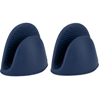 Kibn Mini Silicone Oven Mitts Navy 2 Pack