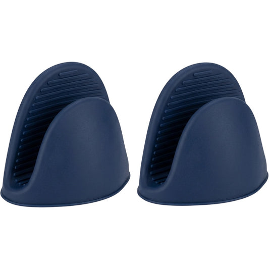 Kibn Mini Silicone Oven Mitts Navy 2 Pack